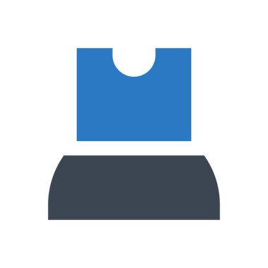 Kumaş vektör renk simgesi