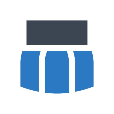 Kumaş vektör renk simgesi