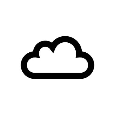 veritabanı vektörü ince çizgi simgesi