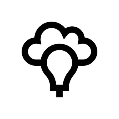 yaratıcı vektör ince çizgi simgesi