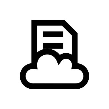 dosya vektörü ince çizgi simgesi