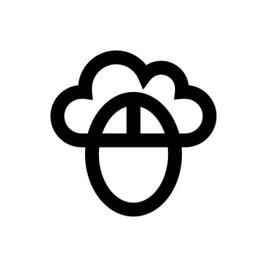 imleç vektörü ince çizgi simgesi