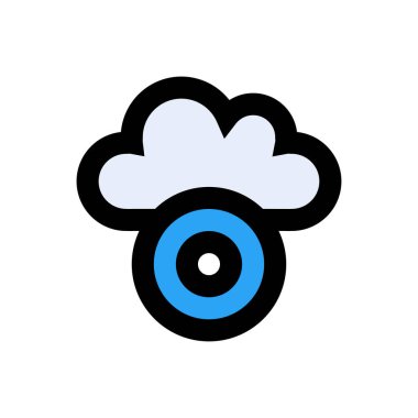 DVD vektör düz renk simgesi