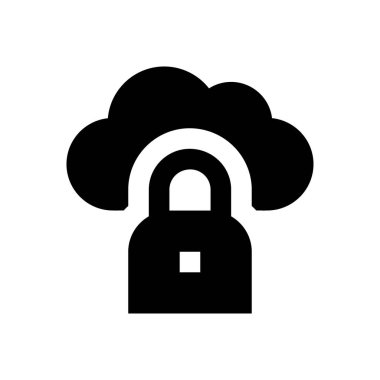 bulut vektörü düz simgesi