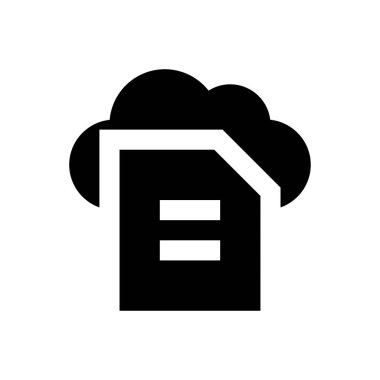 belge vektörü düz simge