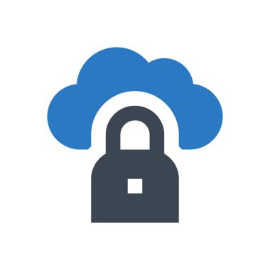 bulut vektörü renk simgesi