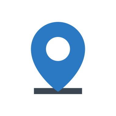 pin vektörü renk simgesi