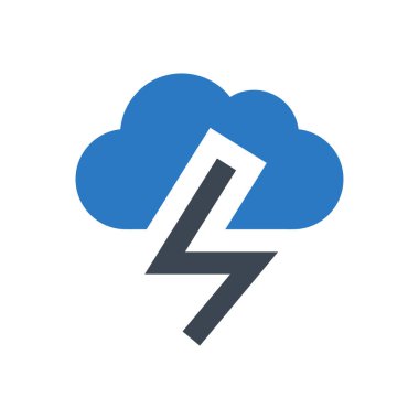 flaş vektör renk simgesi