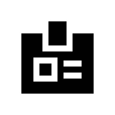 Rozet vektör düz simgesi