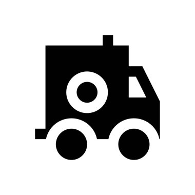 polis vektör simgesi düz simge