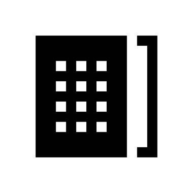 telefon vektörü simgesi düz simgesi