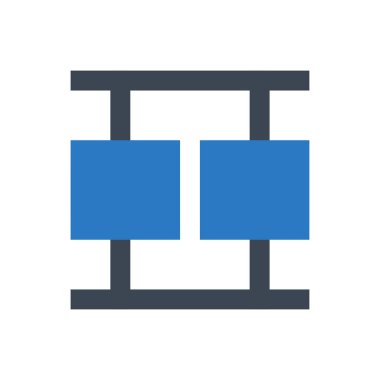 güvenlik vektörü renk simgesi