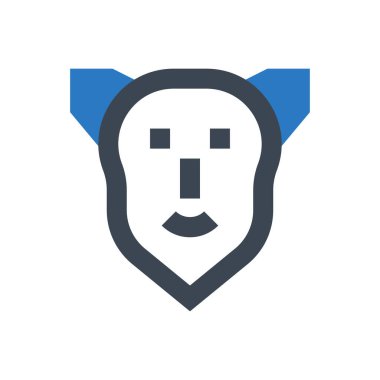 Güvenli vektör renk simgesi