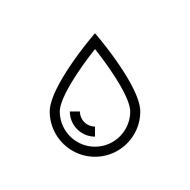 yağ vektörü ince çizgi simgesi