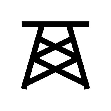 direk vektör ince çizgi simgesi