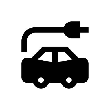 elektrik vektör sembolü düz simge