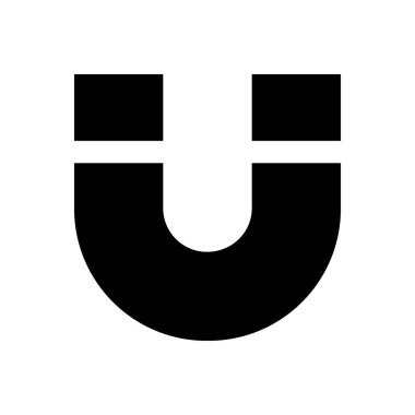 vektör glyph düz simgesini çek