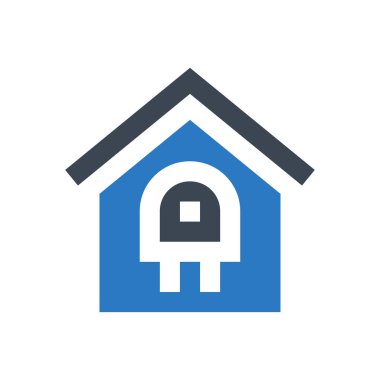 güç vektörü renk simgesi