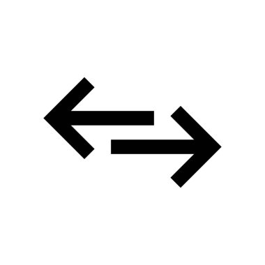 ok vektörü ince çizgi simgesi