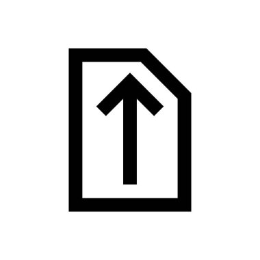 dosya vektörü ince çizgi simgesi