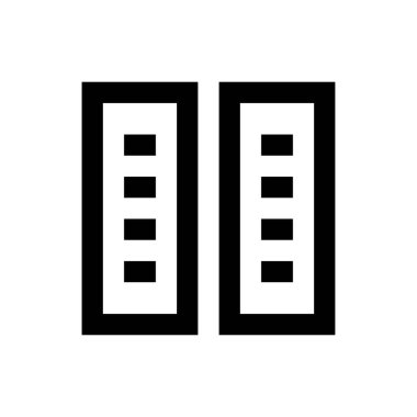 dosyalar vektör ince çizgi simgesi