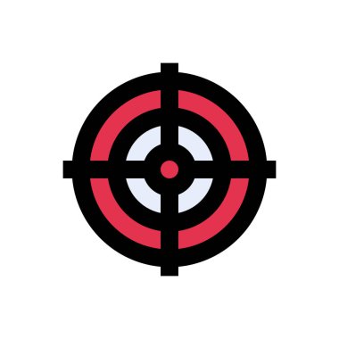 düz vektör renk simgesine odaklan