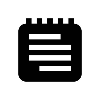 kayıt defteri vektör düz simgesi