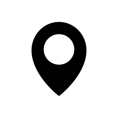 pin book vektör düz simgesi