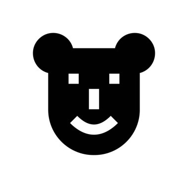 Gülümseyen kitap vektör düz simgesi