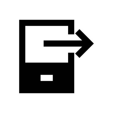 İleri kitap vektörü kabartması düz simge