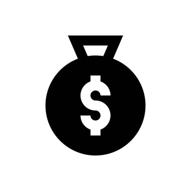 Dolar kitap vektörü kabartması düz simge