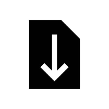 dosya kitabı vektörü glyph düz simgesi