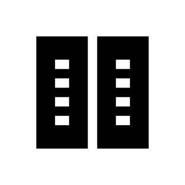 dosya kitap vektörü glyph düz simgesi