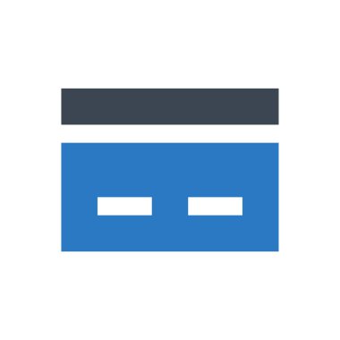 debit vektör renk simgesi