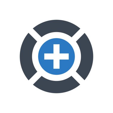 odak vektörü renk simgesi