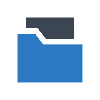 dosya vektör renk simgesi