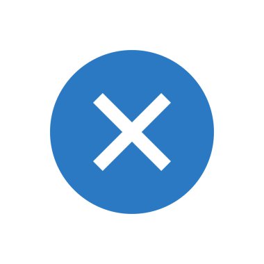 vektör renk simgesini iptal et