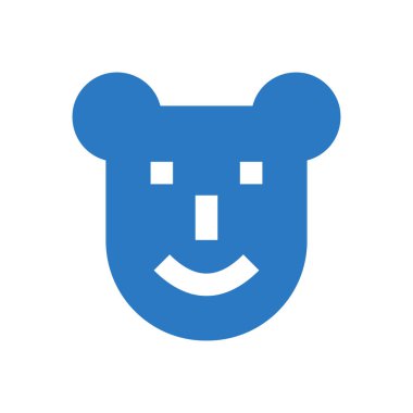 Gülen vektör renk simgesi