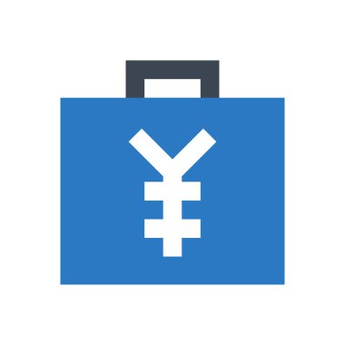 para birimi vektör renk simgesi