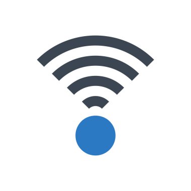 İnternet vektör renk simgesi