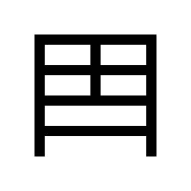 raf vektörü ince çizgi simgesi