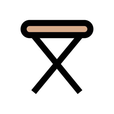 tablo vektörü düz renk simgesi