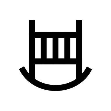 pram vektörü düz renk simgesi