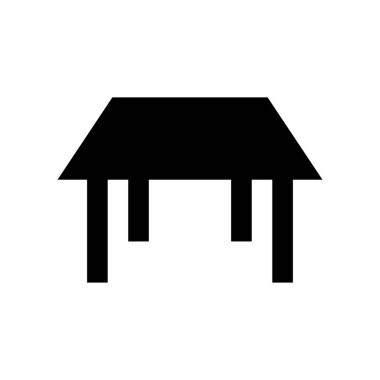 iç vektör glyph düz simgesi