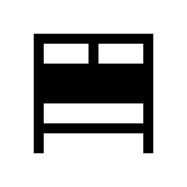 kitaplık raf vektörü glyph düz simgesi