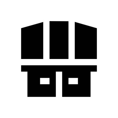 Çekmece vektör düz simgesi