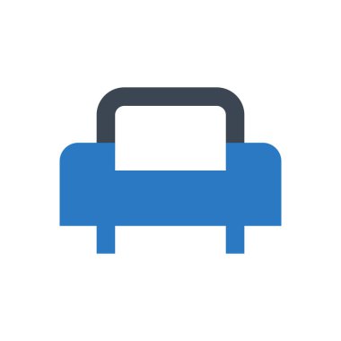 kanepe vektör renk simgesi