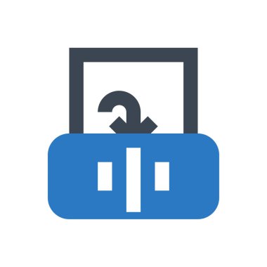 Musluk vektörü renk simgesi