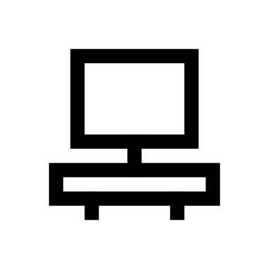 vektör ince çizgi simgesini izle