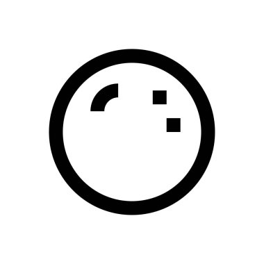 Skittle vektör ince çizgi simgesi